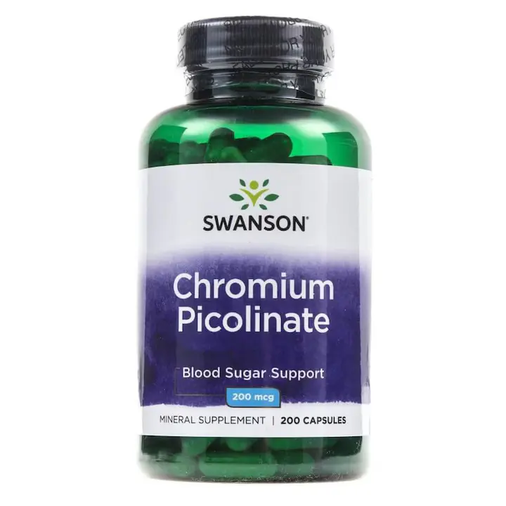 Swanson Chromium Picolinate 200 capsule - Supliment nutritiv cu crom